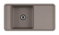 Мойка для кухни Акватон Беллис 97 см серый шелк