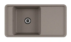 Мойка для кухни Акватон Беллис 97 см серый шелк