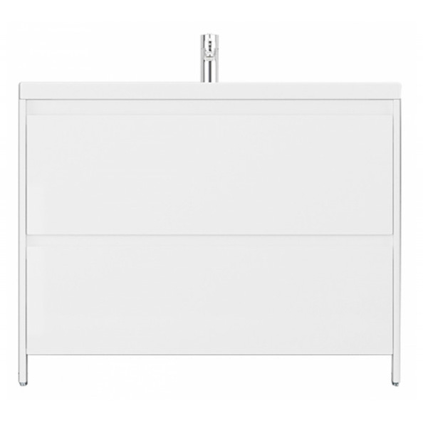 Тумба под раковину напольная Velvex Klaufs 99 см белая tnKLA.100.2Y-616.216 (детальная фотография)