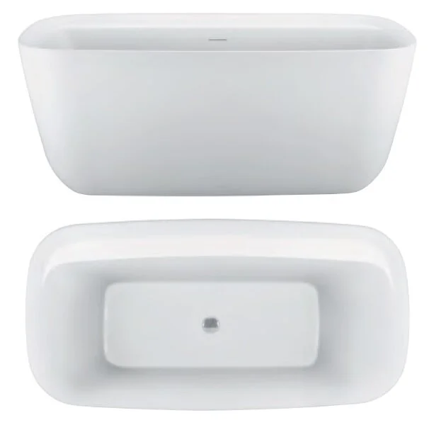 Ванна акриловая Hatria BT_03 170 х 78 см, белый матовый, Y8AH25 (детальная фотография), современныe, hi-tech