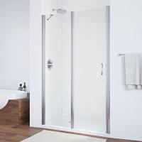 Душевая дверь профиль глянцевый хром стекло прозрачное Vegas-glass