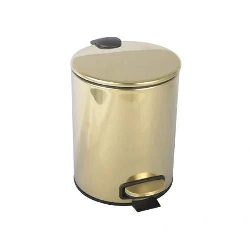 Мусорное ведро Boheme Uno золото - фото 1