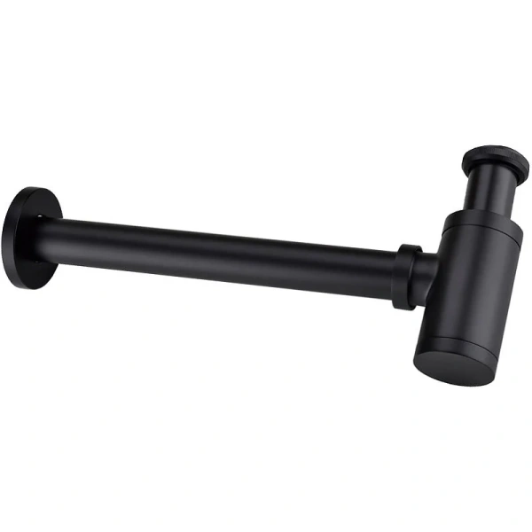 Сифон для раковины Boheme Black черный матовый  609-B (детальная фотография)