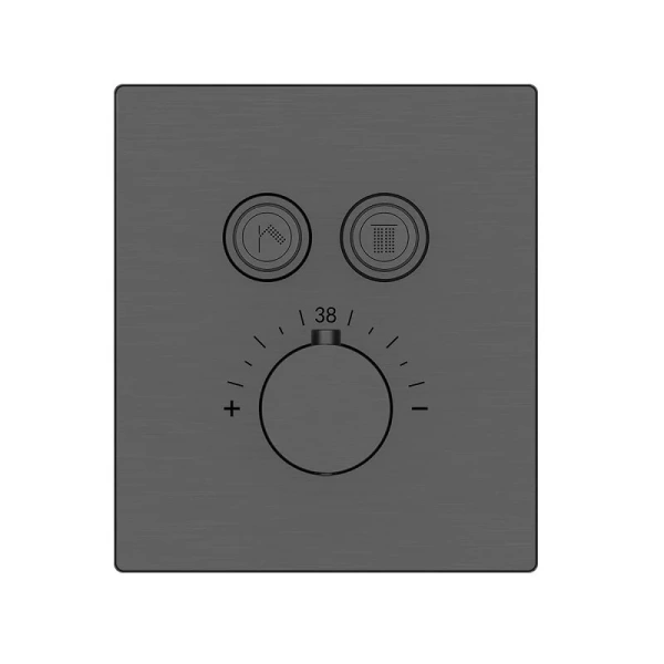 Душевой комплект Vincea Inspire вороненая сталь VSFW-3I21T2GM (детальная фотография), нет в наличии