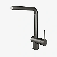 Смеситель для кухни Paulmark Spring вороненая сталь