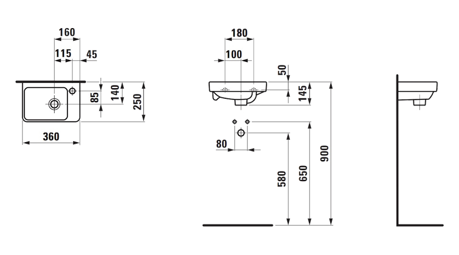 Схема (детальная фотография), из санфарфора