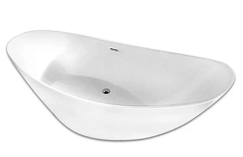 Акриловая ванна Abber 184х79 см белая - фото 1