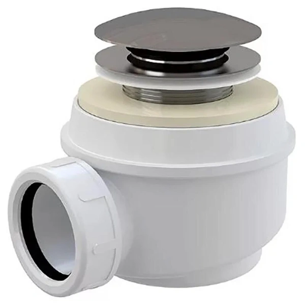 Сифон для поддона Alcaplast хром A465-50 (детальная фотография)