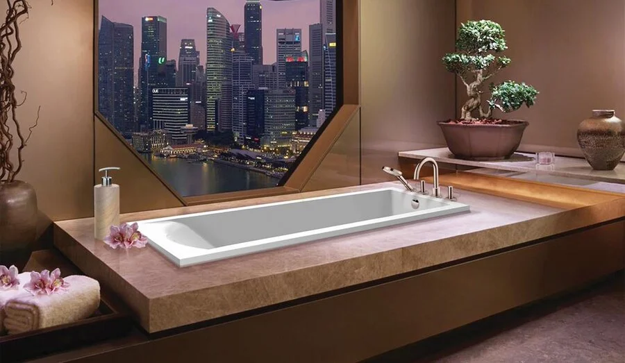 Акриловая ванна C-Bath Selena CBQ007001 150 х 70 см, белая (детальная фотография), 150х70