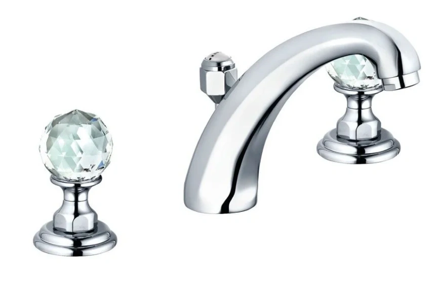 Смеситель для раковины Kludi 1926 51043 с кристаллами Swarovski (детальная фотография)