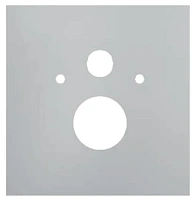 Нижняя стеклянная панель для установки стандартного унитаза, цвет белый, Tece TECElux 9650100