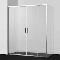 Душевой уголок WasserKRAFT Lippe 170х100 см профиль хром