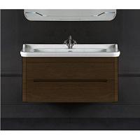 Тумба под раковину подвесная, цвет темный орех Kerasan Waldorf
