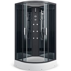 Душевая кабина Erlit Eclipse 90x90 см стекло тонированное