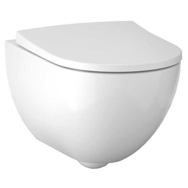 Унитаз с инсталляцией Geberit Acanto безободковый 500.128.21.A (детальная фотография), с инсталляцией