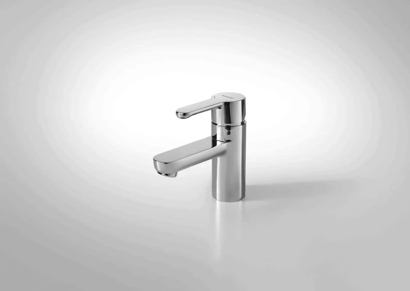 Смеситель для умывальника с гигиеническим душем Bravat Stream F13783C-3 (детальная фотография), для раковины