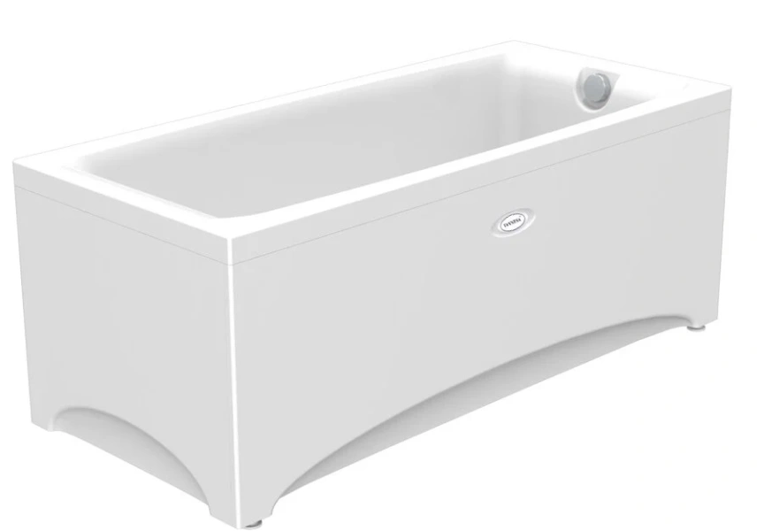 Акриловая ванна Радомир Веста 2-01-0-0-1-237Р, 168 х 70 см, каркас разборный в комплекте, белая (детальная фотография), 170х70