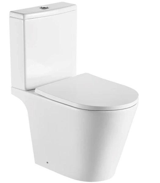 Унитаз компакт Акватек Бетта безободковый AQ1363B-00 (детальная фотография)