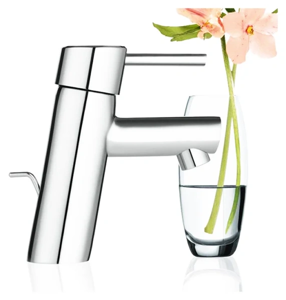 Смеситель для раковины, хром, Grohe Concetto 3220410E (детальная фотография), современные, hi-tech