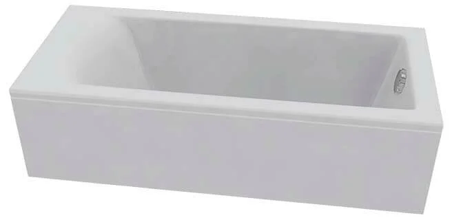 Акриловая ванна C-Bath Selena CBQ007002 160 х 70 см, белая (детальная фотография), прямоугольные