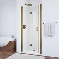 Душевая дверь профиль бронза стекло прозрачное Vegas-glass