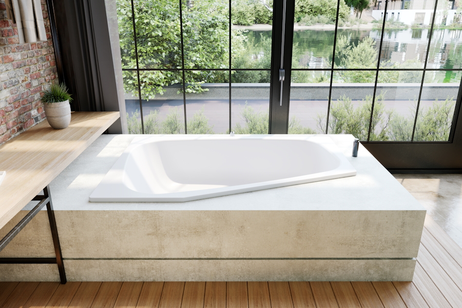 Ванна правая с водоотталкивающим покрытием  Kaldewei Avantgarde 237000013001 (детальная фотография), глубокие