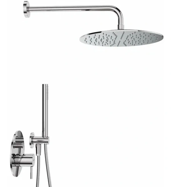 Душевой комплект Cezares Leaf хром LEAF-DSIP-30-L-01 (детальная фотография), хром