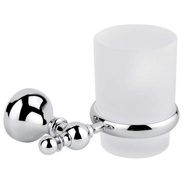 Стакан для ванны настенный на латунной подставке, цвет золото,  Emmevi ORDC002 (детальная фотография)