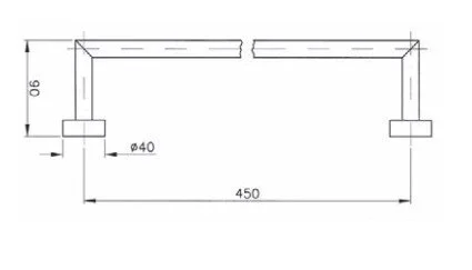 Полотенцедержатель для ванной Nicolazzi Teide 1484 (детальная фотография), классические, ретро