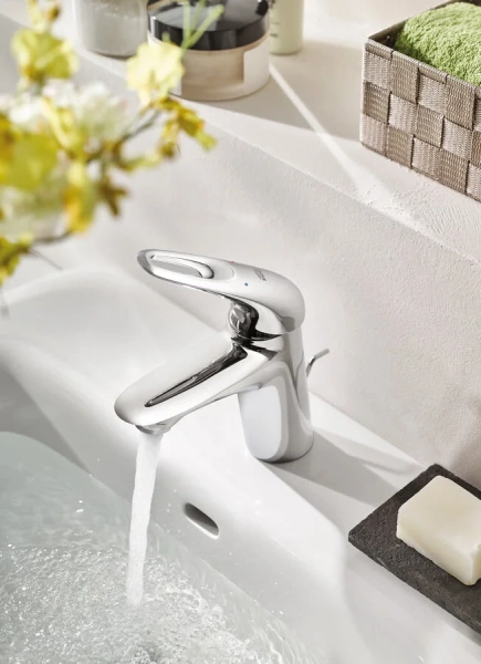 Смеситель для раковины Grohe Eurostyle New 33558003 (детальная фотография), хром