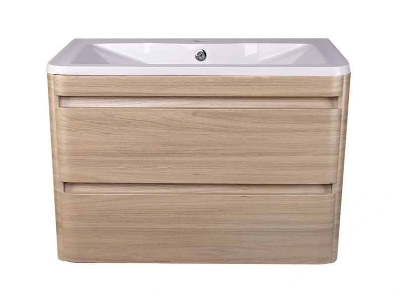 Тумба под раковину подвесная Style Line Атлантика 90 см ясень перламутр СС-00002219 (детальная фотография)