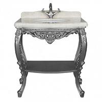 Консоль напольная, цвет серебро, Tessoro Isabella 80