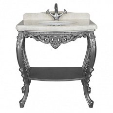 Консоль напольная, цвет серебро, Tessoro Isabella 80