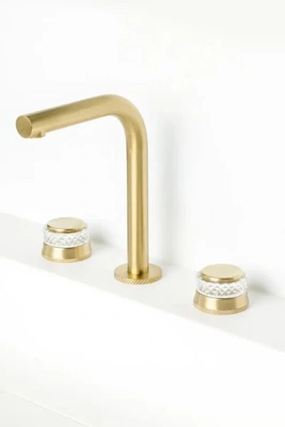 Смеситель для раковины Boheme Aura золото матовое 152-MG-A (детальная фотография)