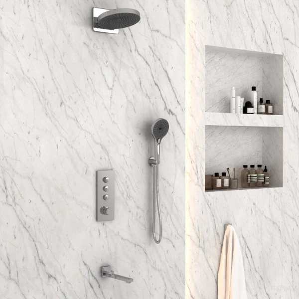 Душевой комплект Vincea хром VSFW-433TI1CH (детальная фотография), хром