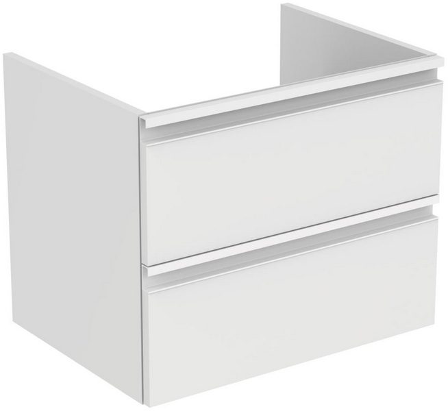 Тумба с раковиной подвесная Ideal Standard Tesi T0050 60 см 2 ящика (детальная фотография), белая, серая, черная, другие