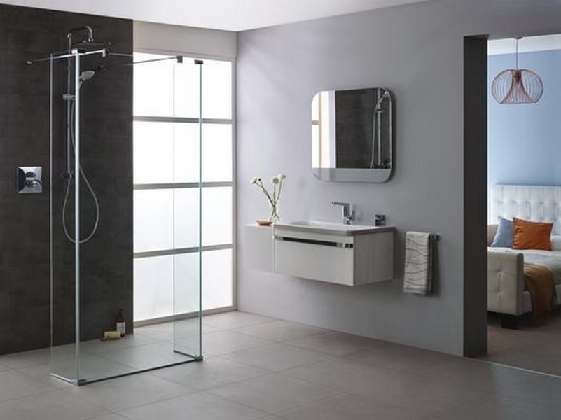 Тумба под раковину подвесная Ideal Standard Tonic II 80 см светло-серый глянцевый R4303FA (детальная фотография), нет в наличии