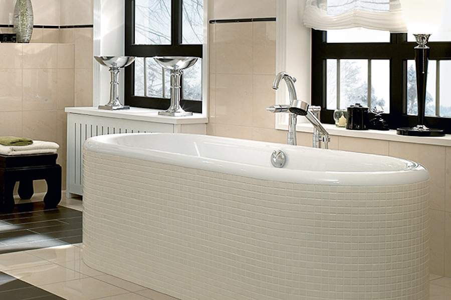 Ванна квариловая Villeroy & Boch Nexus 177х77 см белая с ножками UBQ180NEU7V-01 (детальная фотография), квариловые