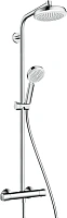 Душевая стойка Hansgrohe Crometta с термостатом