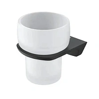 Стакан для ванной WasserKRAFT Elbe черный