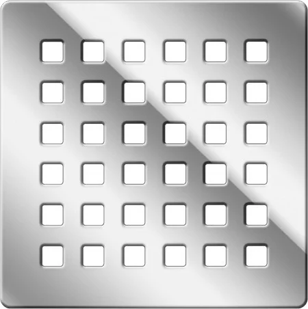 Душевой трап BERGES Trend 10 см хром 091003 (детальная фотография), душевой трап