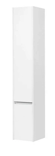 Шкаф-пенал подвесной Акватон Стоун 30 см белый, левый - фото 3