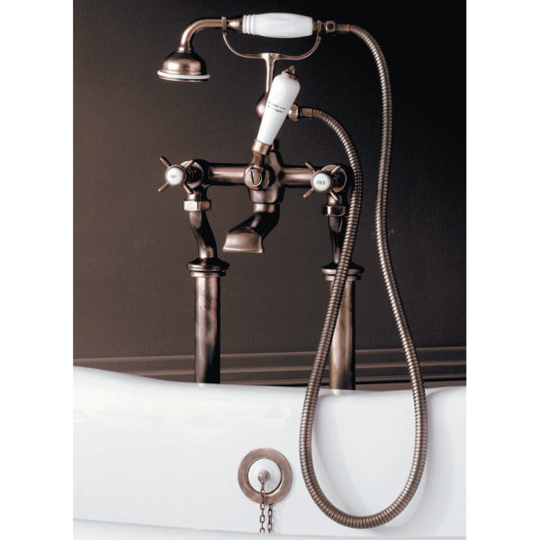 Смеситель для ванны, Devon&Devon Coventry MARF20/B (детальная фотография), на борт ванны