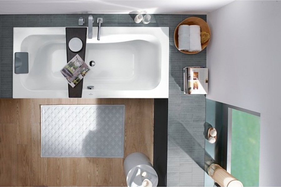 Акриловая ванна Villeroy & Boch Loop&Friends UBA180LFS2V-01 (детальная фотография), акриловые