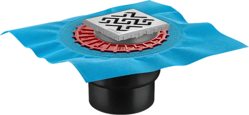 Душевой трап BERGES ZENTRUM Antik 10 см хром матовый - фото 1