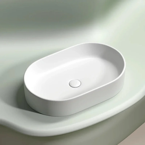 Раковина Ceramica Nova Element 60 см белая матовая CN6048MW (детальная фотография), из санфарфора