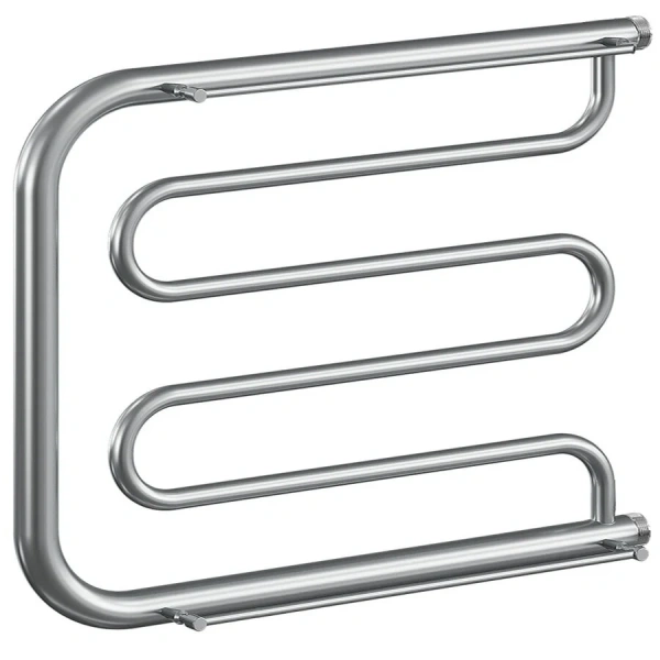 Полотенцесушитель водяной Ника Econ 50x100 см хром ПМ 50/100 (детальная фотография)