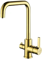 Смеситель для кухни Paulmark Logas золото