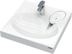 Раковина над стиральной машиной Paulmark Stern 60 см белая