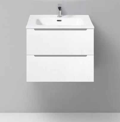 Тумба под раковину подвесная BelBagno Etna 60 см белый глянец ETNA-600-2C-SO-BL-P (детальная фотография)